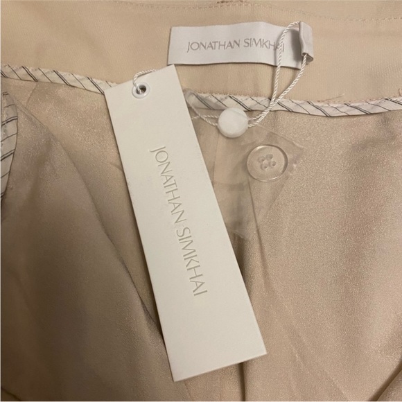 Jonathan Simkhai Remington Tapered Pant in Marsh - Picture 3 of 8